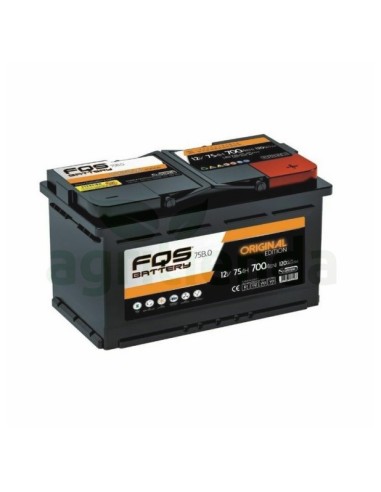 BATERIA FQS 75AH 700A DERECHA