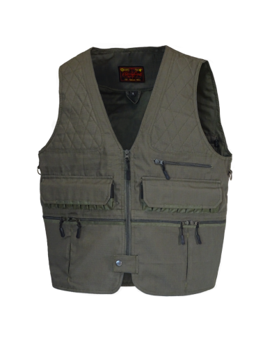 CHALECO CAQUI RIP STOP TELENO TALLA 2XL